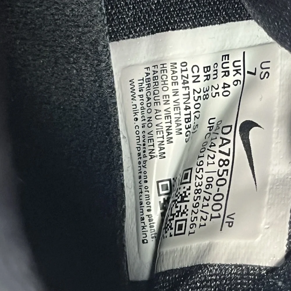 Mens 2021 Nike KD 14 TB Black White Volt Size 7‎ DA7850-001
